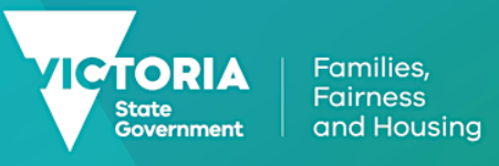 Department of Families Fairness and Housing Victoria logo